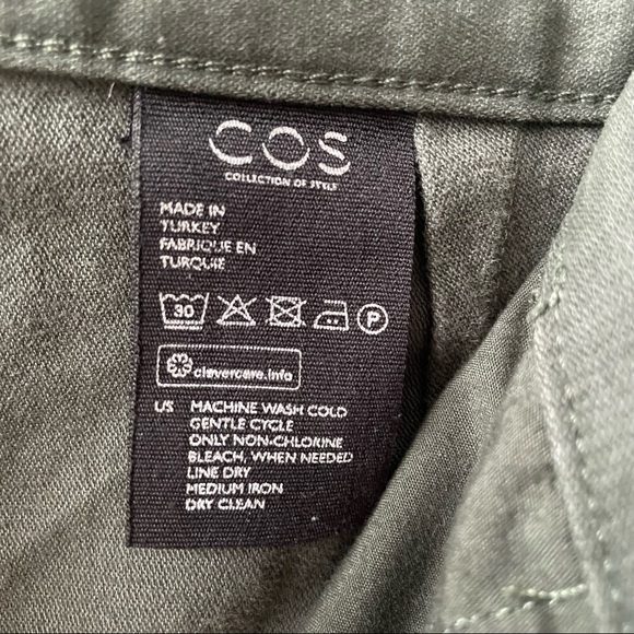 COS track pants in khaki - Picture 6 of 12